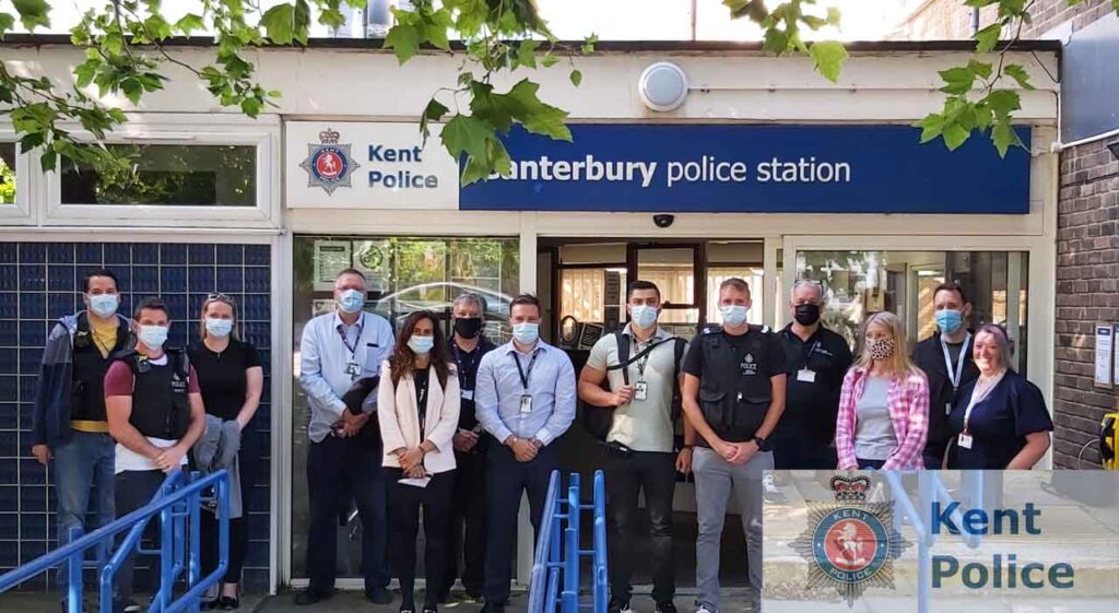 Police Raising Awareness To Modern Slavery In Canterbury By Paying