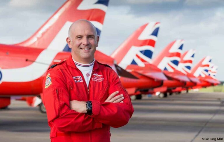 Sell-out expected for talk by former Red Arrow Mike Ling MBE at The Wing near Folkestone
