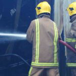 Fire crews spend 4 hours fighting Hawkinge garage blaze