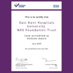 East Kent Hospitals’ commitment to Armed Services recognised