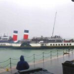 World’s Last Paddle Steamer Battles Weather to Sail from Folkestone to London!